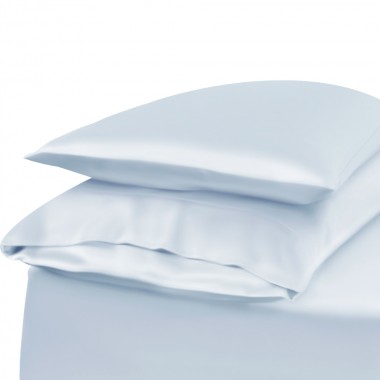 Online Alice Blue Envelope 22 Momme Mulberry Silk Pillowcase