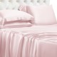 Online Baby Pink 22 Momme Mulberry Silk Fitted Sheet