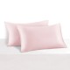 Online Baby Pink 22 Momme Mulberry Silk Pillowcase with Hidden Zipper