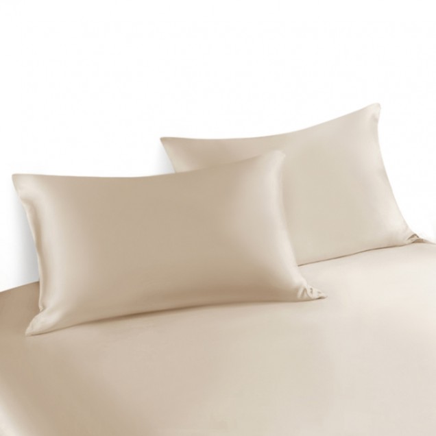 Online Beige Envelope 22 Momme Mulberry Silk Pillowcase