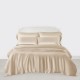 Online Beige 3 PCS 22 Momme Mulberry Silk Duvet Cover Set