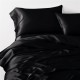 Online Black 22 Momme Mulberry Silk Duvet Cover