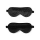 Online Black Dot Silk Sleep Mask