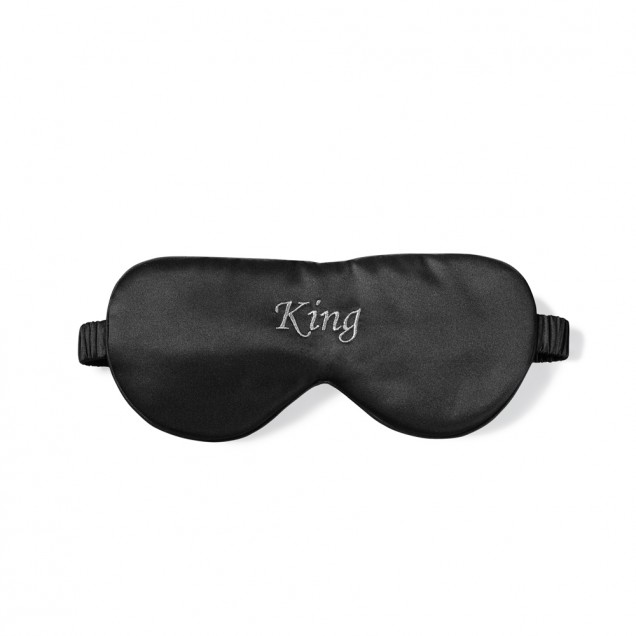 Online Black King Silk Sleep Mask