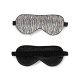 Online Black & Silver Silk Sleep Mask