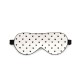 Online Black & White Heart Silk Sleep Mask