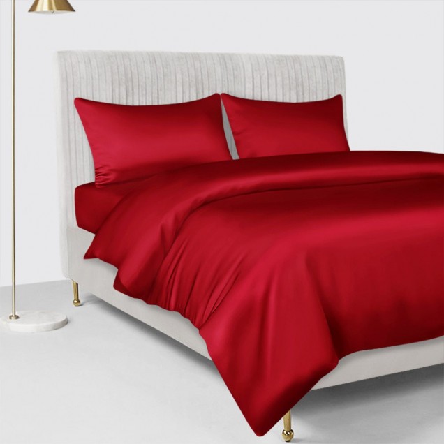 Online Cherry 22 Momme Mulberry Silk Duvet Cover