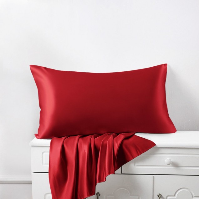 Online Cherry Envelope 22 Momme Mulberry Silk Pillowcase