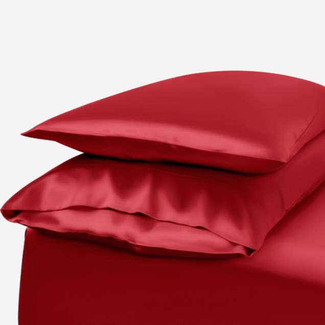 Online Cherry Envelope 22 Momme Mulberry Silk Pillowcase