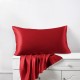 Online Cherry 22 Momme Mulberry Silk Pillowcase with Hidden Zipper