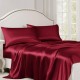 Online Claret 22 Momme Mulberry Silk Flat Sheet