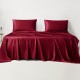 Online Claret 22 Momme Mulberry Silk Sheet Set