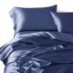 Online Dark Blue 22 Momme Mulberry Silk Duvet Cover