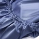 Online Dark Blue 22 Momme Mulberry Silk Fitted Sheet