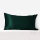 Online Dark Green Envelope 22 Momme Mulberry Silk Pillowcase