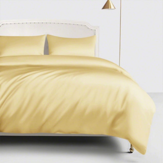 Online Gold 22 Momme Mulberry Silk Duvet Cover