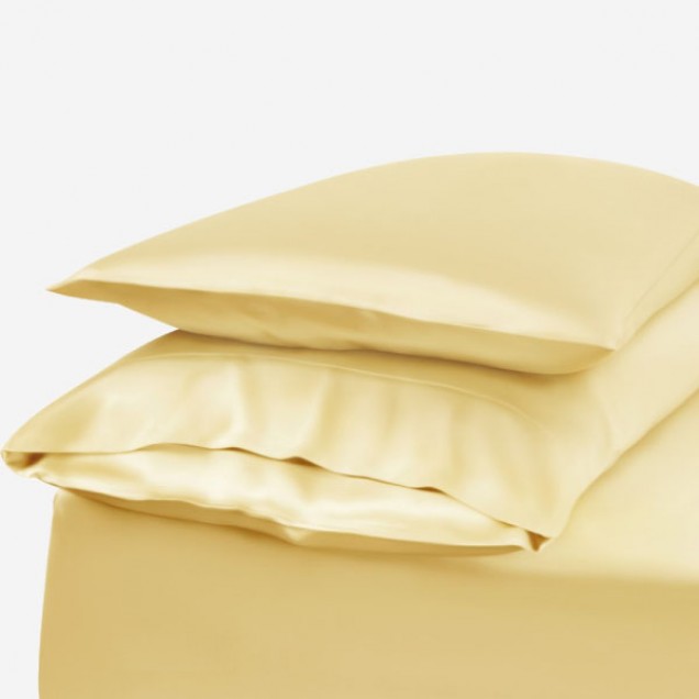 Online Gold Envelope 22 Momme Mulberry Silk Pillowcase