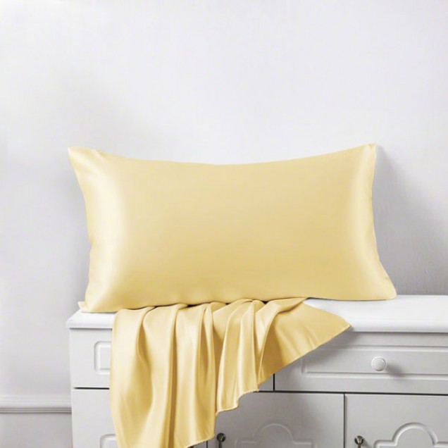 Online Gold Envelope 22 Momme Mulberry Silk Pillowcase