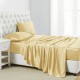 Online Gold 22 Momme Mulberry Silk Sheet Set