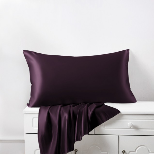 Online Grape Envelope 22 Momme Mulberry Silk Pillowcase