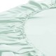 Online Light Cyan 22 Momme Mulberry Silk Fitted Sheet