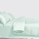 Online Light Cyan 3 PCS 22 Momme Mulberry Silk Duvet Cover Set