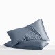 Online Misty Blue Envelope 22 Momme Mulberry Silk Pillowcase