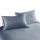 Online Misty Blue Envelope 22 Momme Mulberry Silk Pillowcase