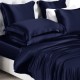 Online Navy 22 Momme Mulberry Silk Duvet Cover