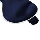 Online Navy & Ivory Suede Rose Silk Eye Mask