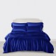 Online Royal Blue 3 PCS 22 Momme Mulberry Silk Duvet Cover Set