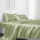 Online Sage Green 22 Momme Mulberry Silk Flat Sheet