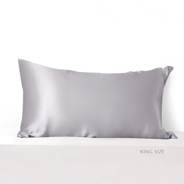 Online Silver Envelope 22 Momme Mulberry Silk Pillowcase