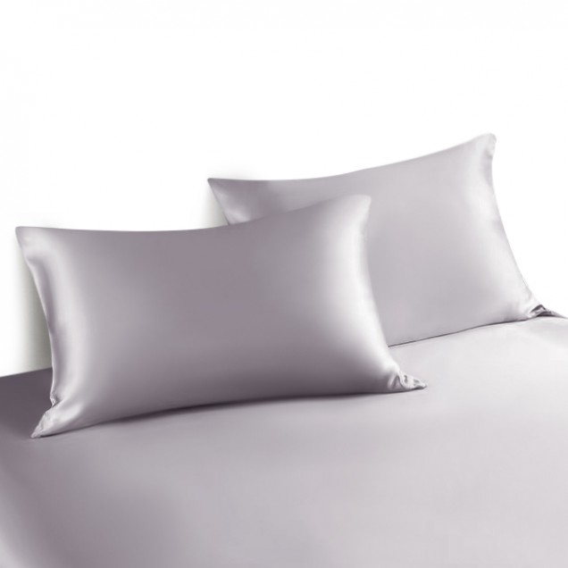 Online Silver Envelope 22 Momme Mulberry Silk Pillowcase