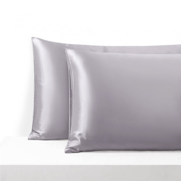 Online Silver Envelope 22 Momme Mulberry Silk Pillowcase