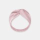 Online Suede Rose Mulberry Silk Headband