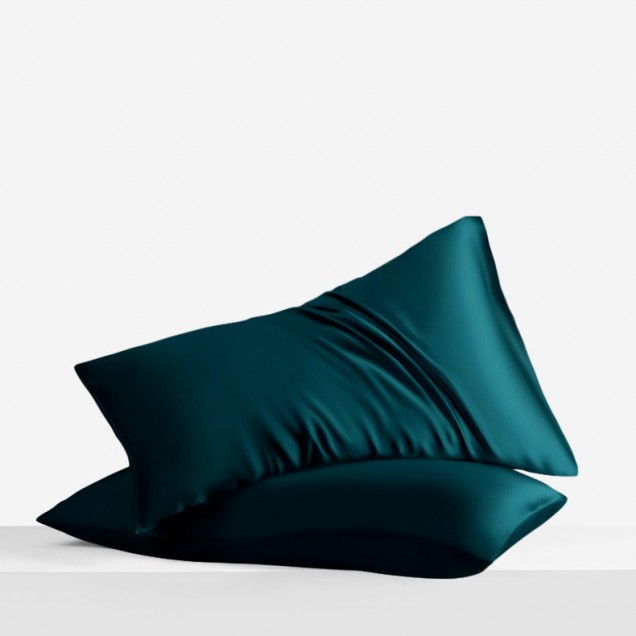 Online Teal Envelope 22 Momme Mulberry Silk Pillowcase