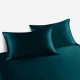 Online Teal 22 Momme Mulberry Silk Pillowcase with Hidden Zipper