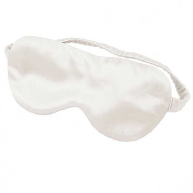 Online Two Piece Silk Gift Set Ivory Pillowcase & Eye Mask