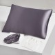 Online Two Piece Silk Gift Set Slate Gray Pillowcase & Eye Mask