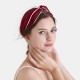 Online Wine & Ivory Silk Headband